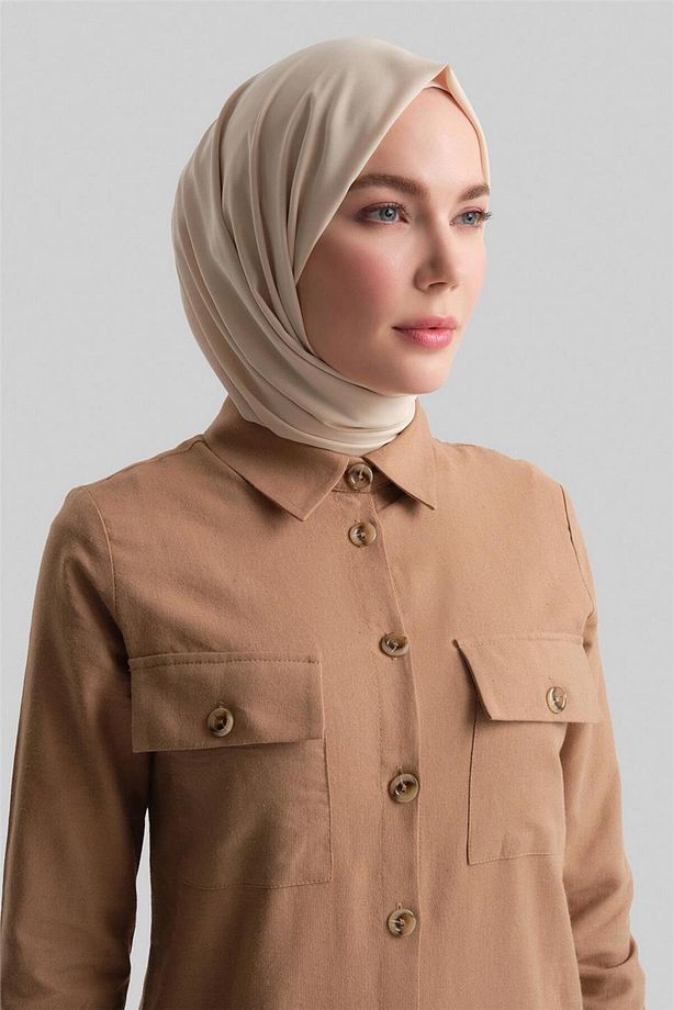 Tunik Elbise 24yd6404 Camel - 3