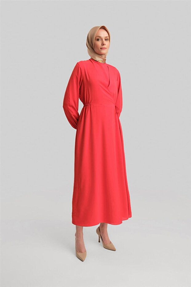 Anvelop Elbise Ort9230 Kırmızı - 1