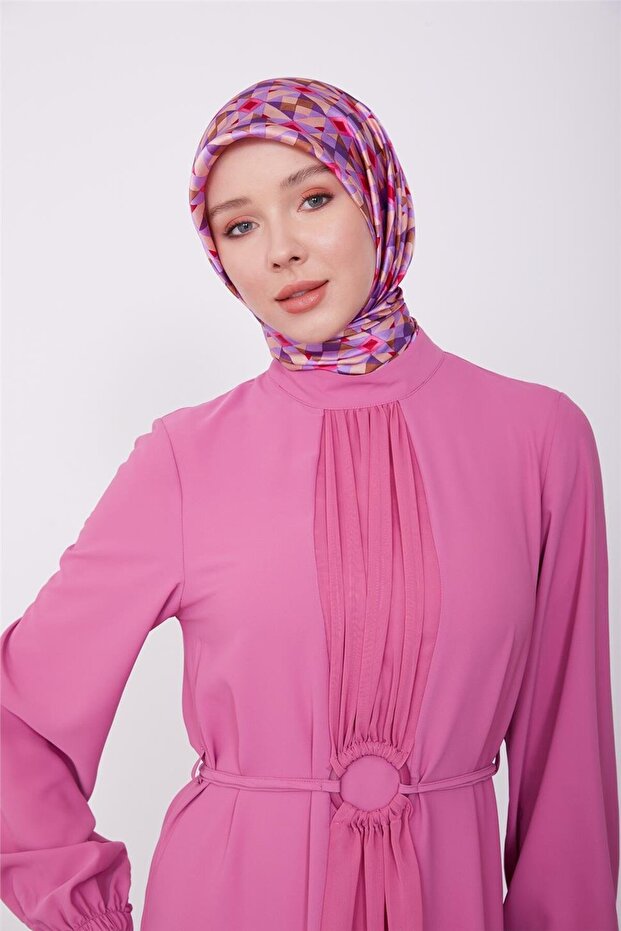 Beli Buckle Detailed Dress 23K9704 Violet