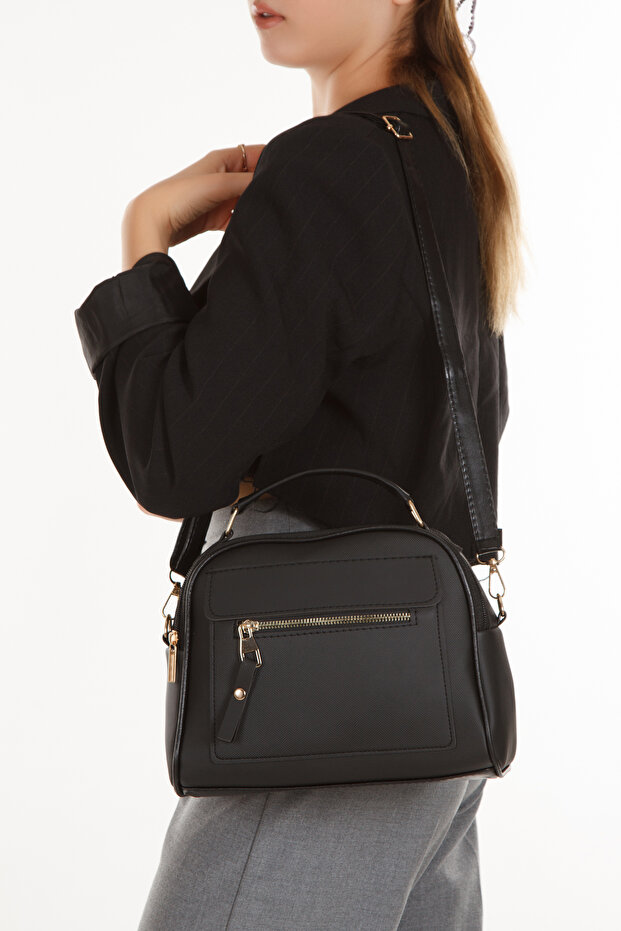 Geantă de mână și umăr din piele Lacost pentru femei, cu curea de umăr - 6