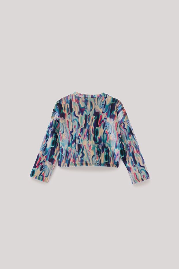 سويت شيرت بناتي منقوش - 7