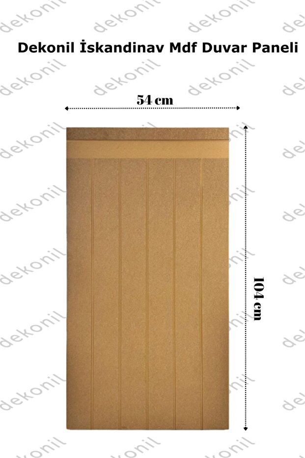 İskandinav Mdf Duvar Paneli ( 1 Adet ) - 4