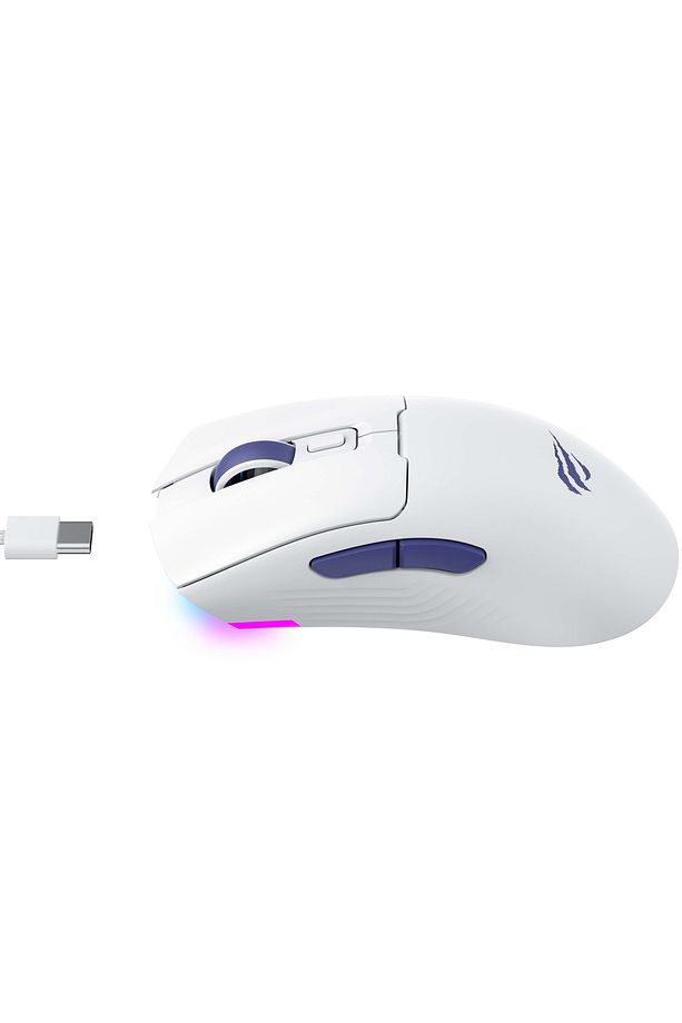 Gamenote MS966WB Profesyonel PMW3325 Ultra Hafif 10.000 DPI RGB Wireless Gaming Oyuncu Mouse - 4