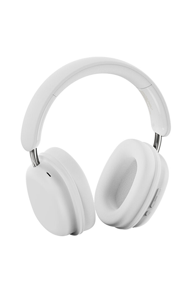 Bluetooth Kulaklık Wiwu TD-05 Elite Serisi Katlanabilir Pure Bass Hi-Fi Kulak Üstü v5.3 Beyaz - 2