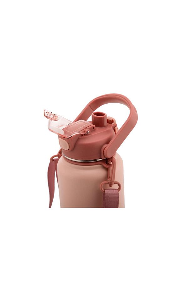 Brioni Daima Sport 1300 ml Sıcak Soğuk Çelik Pembe Termos - 2
