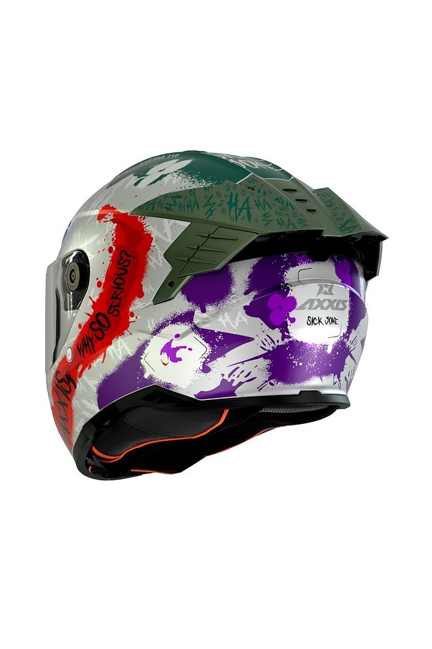 Hawk Sv Evo Sıck Joke A2 Motosiklet Kask Mat Gri Xl - 3