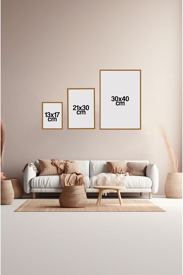 Dekorize Mdf  3 mm Çerçeve Görünümlü Mutfak Tablo 30408 - 4