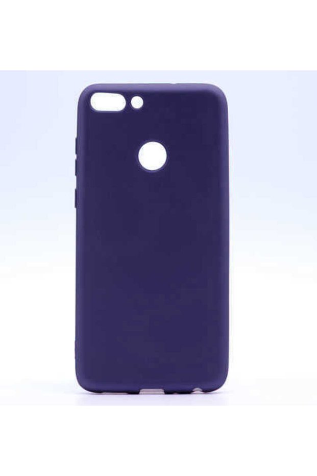 Huawei P Smart Case Soft Textured Colorful Slim Silicone Soft Cover Premier - Navy Blue