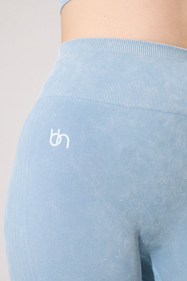 Basic Batik Desen Push Up Tayt - 4