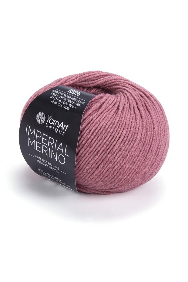 IMPERIAL MERINO - HAND KNITTED ROPE DRIED ROSE-3315