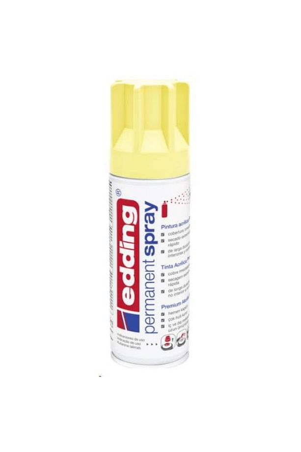 Akrilik Sprey Boya 200ml Pastel Sarı Mat E-5200 - 1