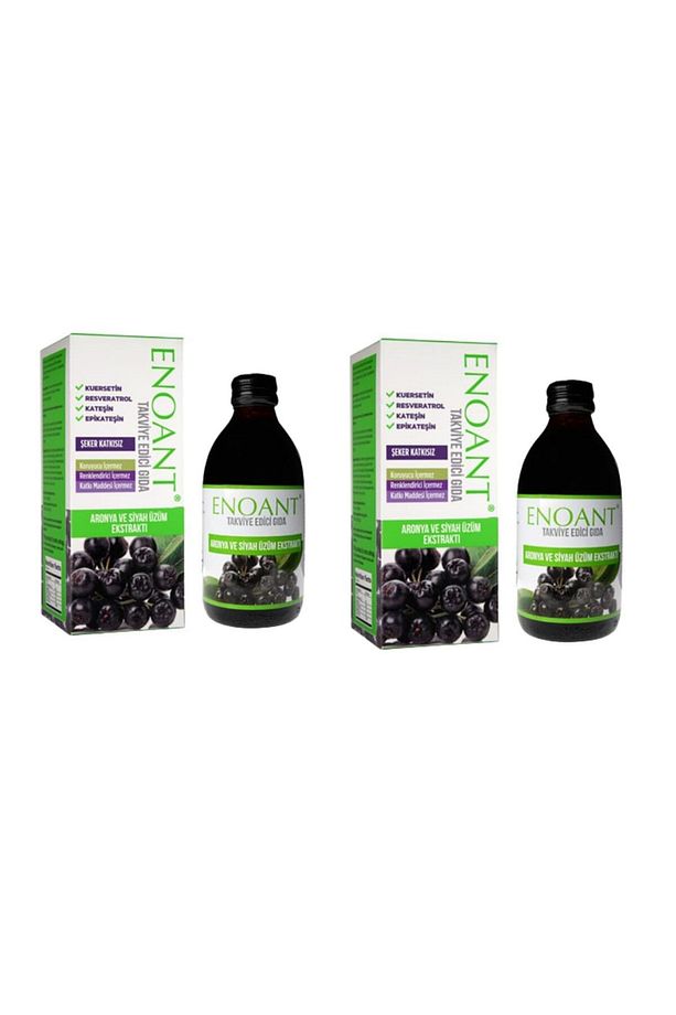 2 Adet Aronya Ve Siyah Üzüm Ekstraktı 250 ml (ÖZEL ÜRETİM) - 2
