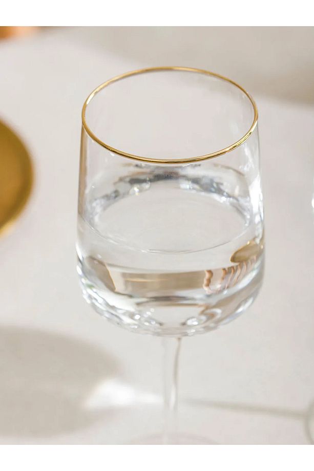 Renksiz Cam Ayaklı Su Bardağı 2'li 320 Ml - 3