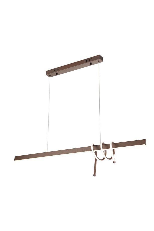 Feyza Krom Sıralı 45 Watt Modern Tasarım Yemek Masası Üstü Led Avize - 2