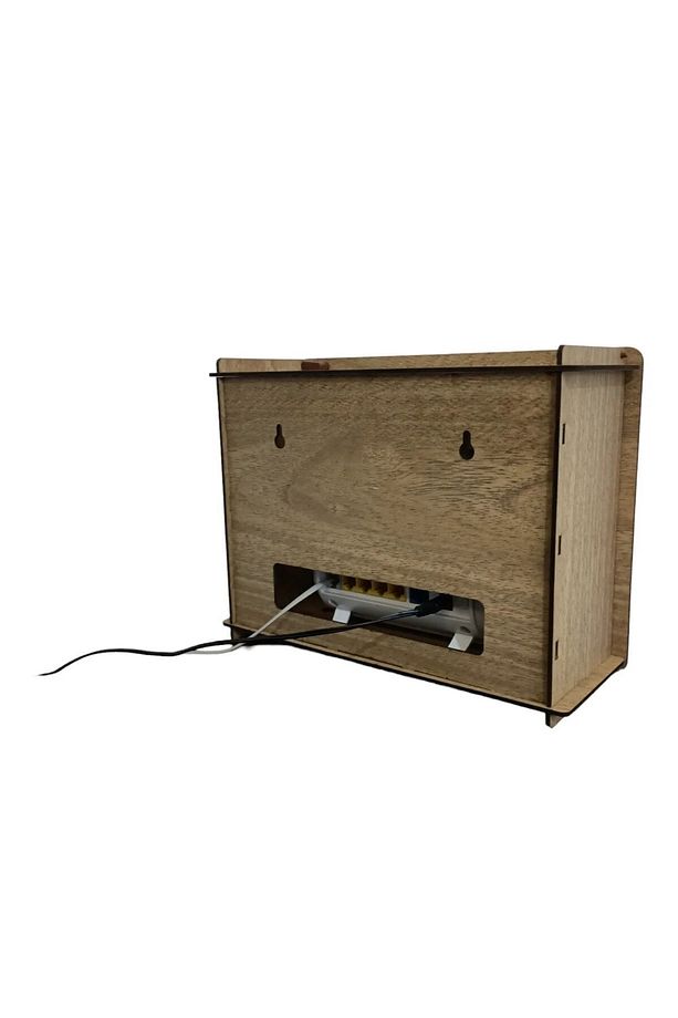 Modem Saklama Kutusu - 25x18x9 Cm - KEDİLİ KAPAK - 6