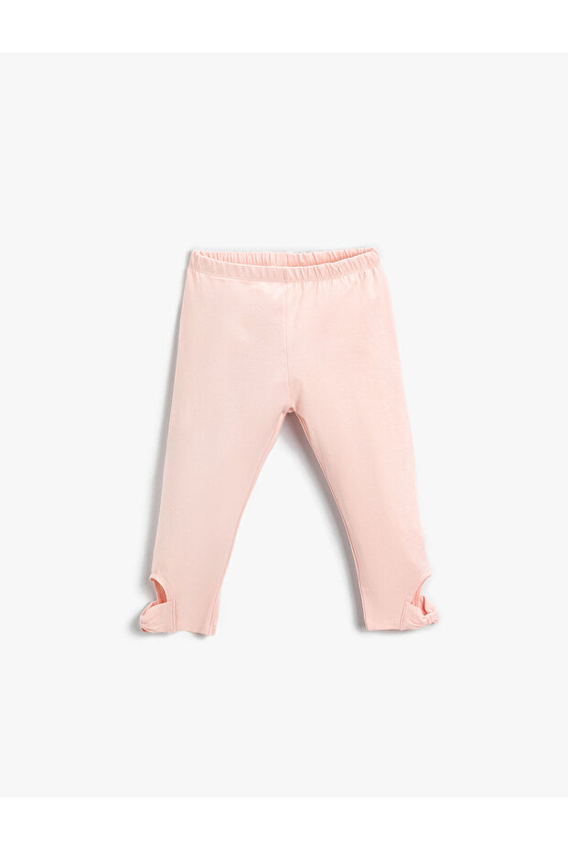 Basic Tights Cotton with Cut Out Detail