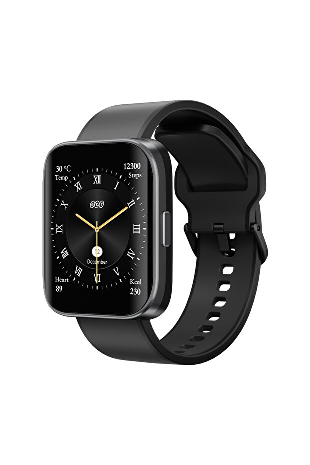 S9 Urban Gs - ساعة ذكية سوداء مع شاشة Amoled 1.95 وGPS مدمجة ودعم NFC - 4