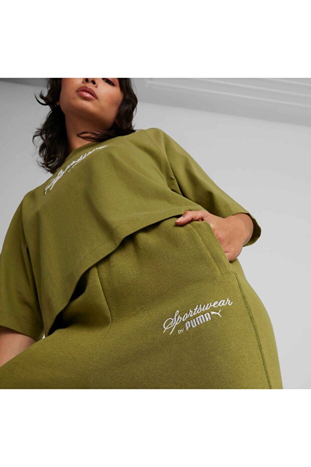 CLASSICS+ Relaxed Sweatpants Olive Green - 2