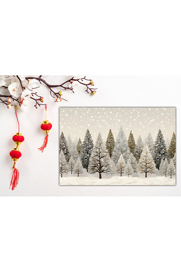 YILBAŞI TEMALI KANVAS TABLO - 4