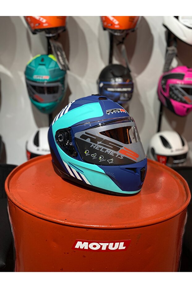 320 Full Face Kask Mavi  Ece R22-06 - 3