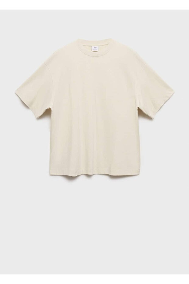 %100 oversize pamuklu tişört - 3