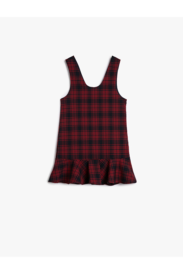 Gilet Dress Midi Frilly Thick Strap