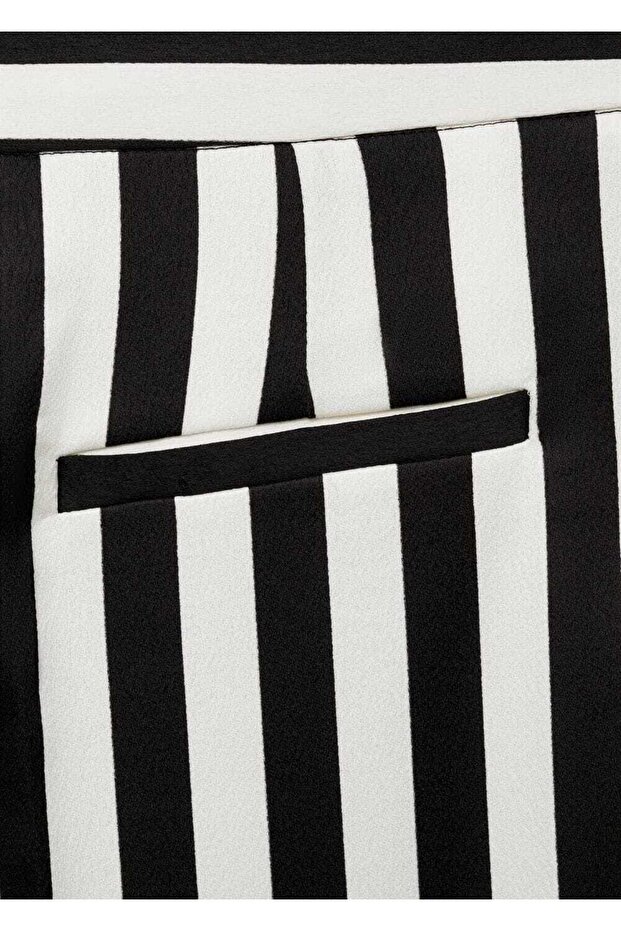 Düz çizgili pantolon - 4