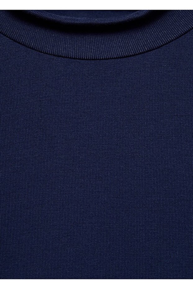 Kısa Kollu Triko Tişört - 6