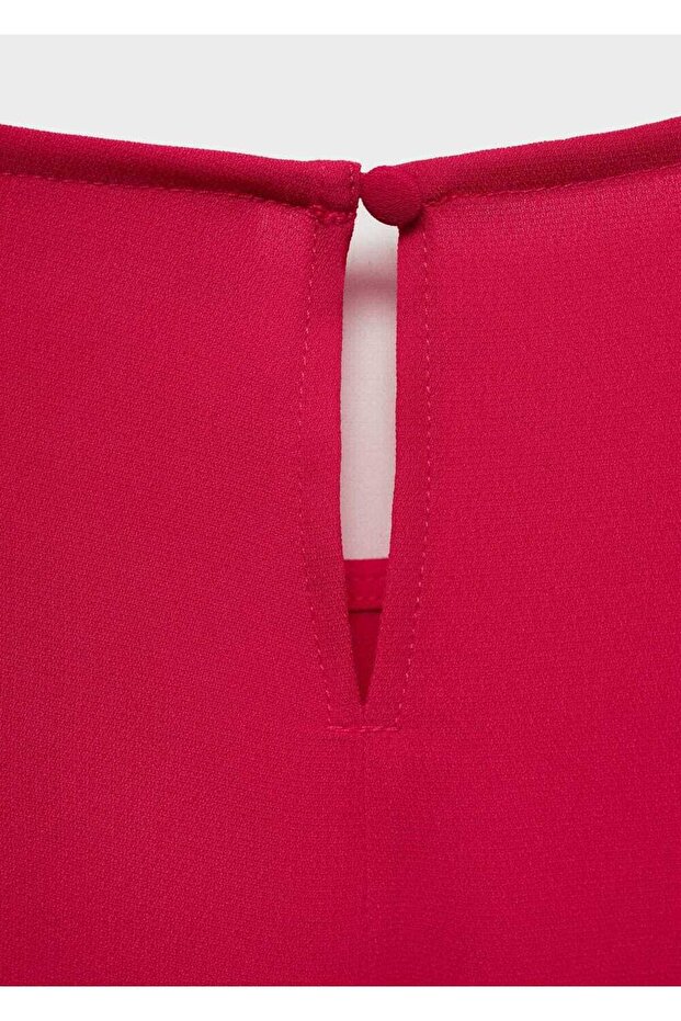 Kolu yırtmaçlı elbise - 6