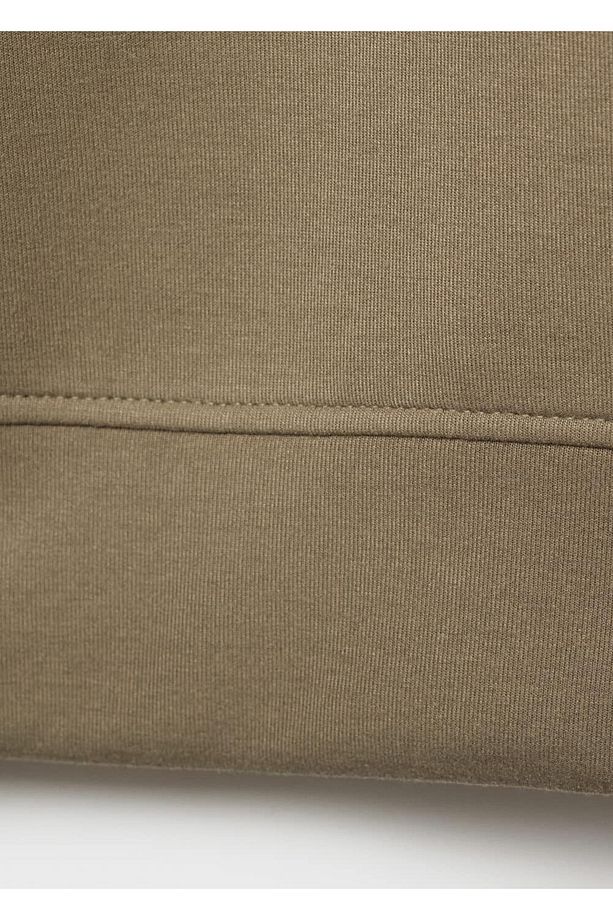 Regular Kesim Polo Kumaş Sweatshirt - 5