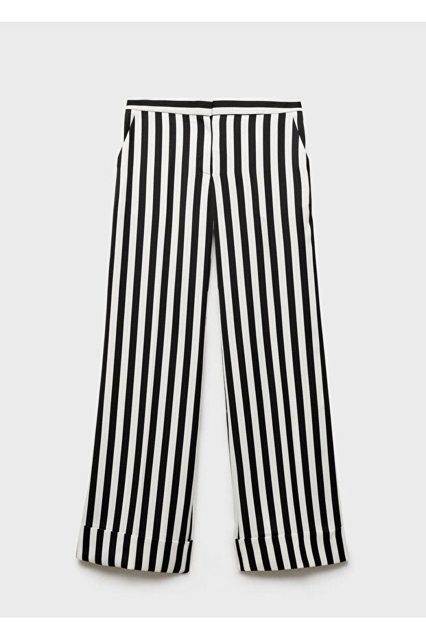 Düz çizgili pantolon - 2