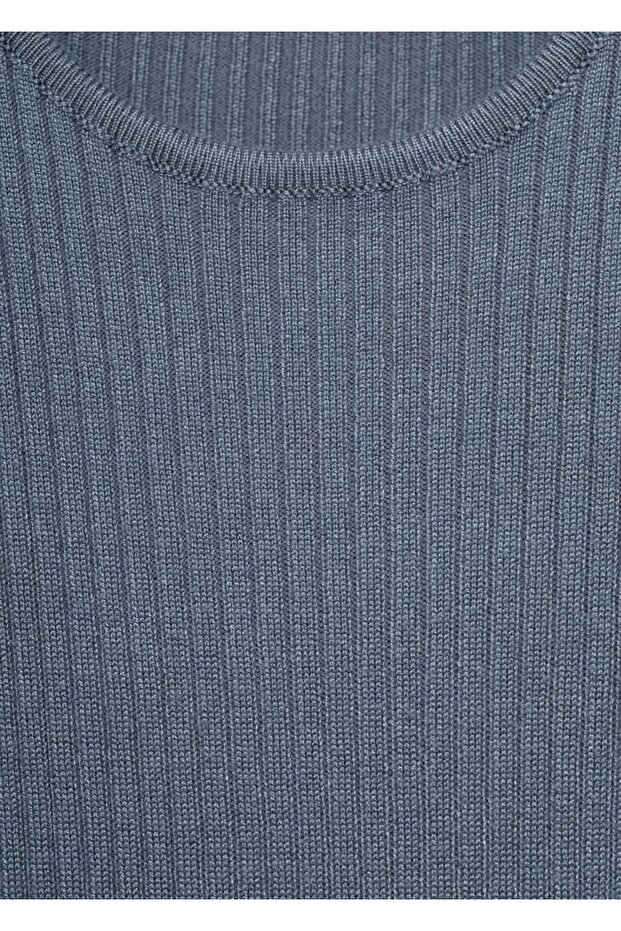 Lastikli Midi Elbise - 7