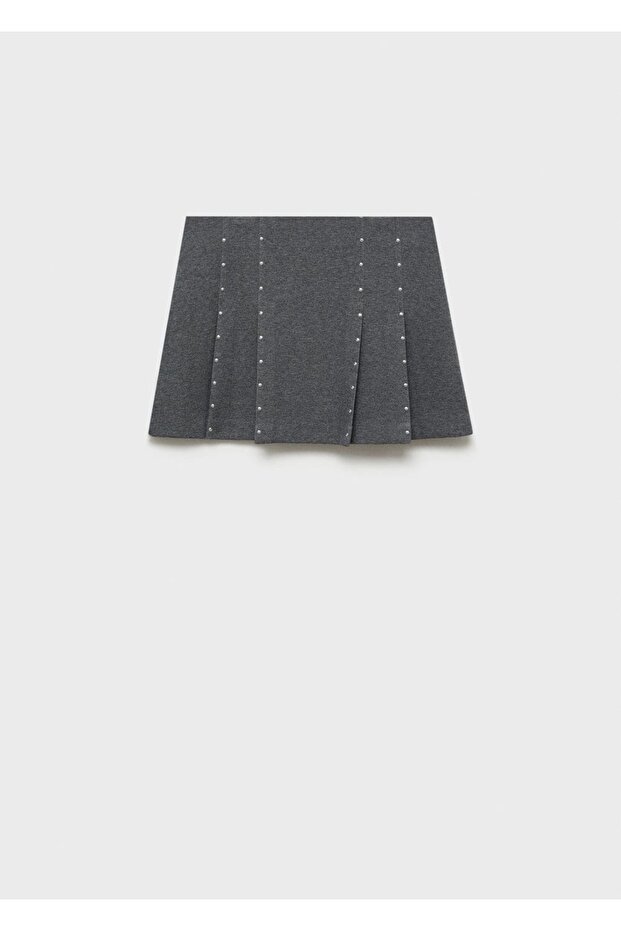 Zımbalı mini etek - 3