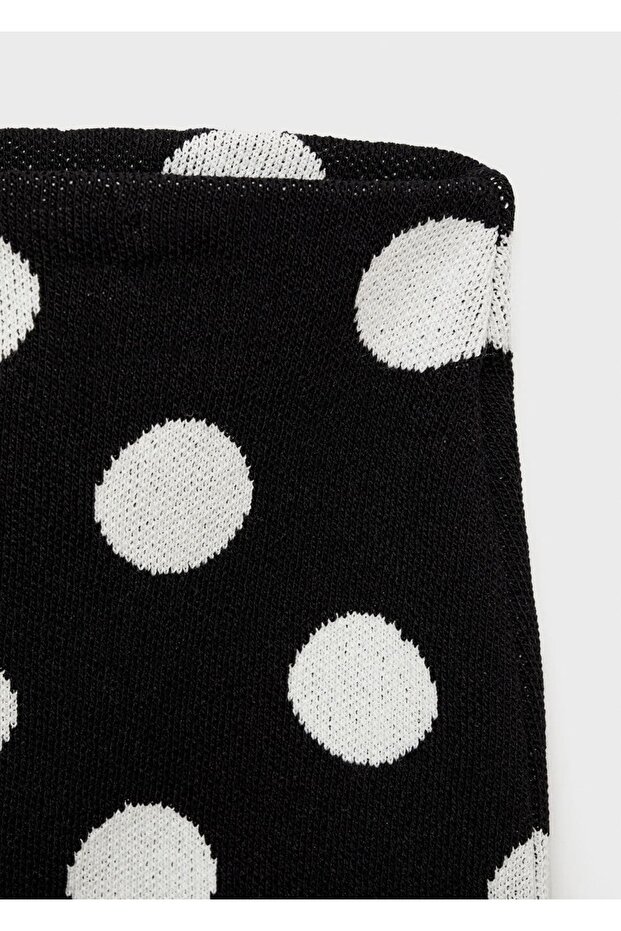 Puantiyeli Triko Bluz - 6