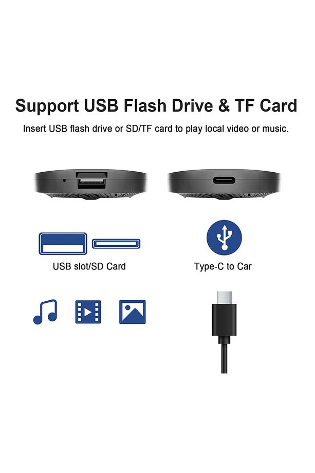 Carplay & Android Auto Video Kutusu Android 13 2 32gb Adaptörü Ai Box Youtube Netflix Ekran Yansıtma - 6
