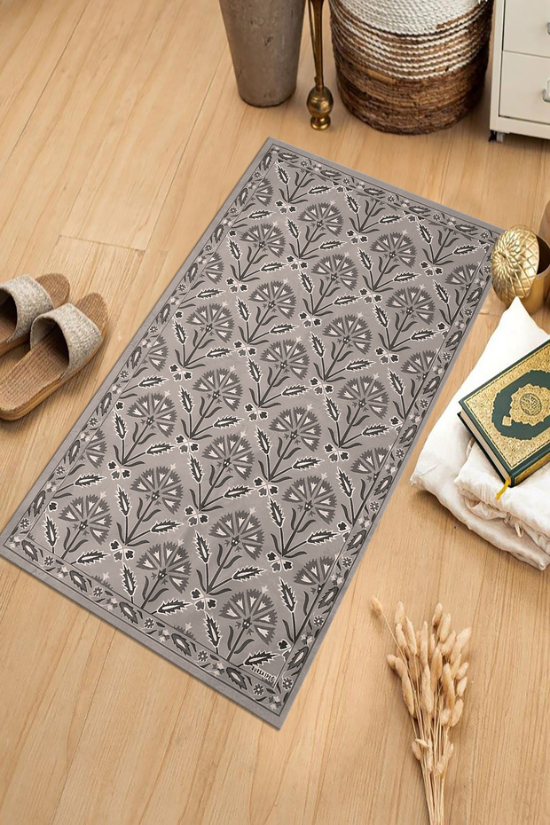 Digital Printed Non-Slip Base Washable Dowry Gift Prayer Mat Prayer Rug