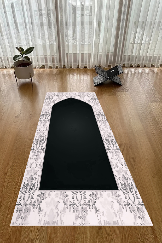 Digital Printed Non-Slip Base Washable Dowry Gift Prayer Mat Prayer Rug