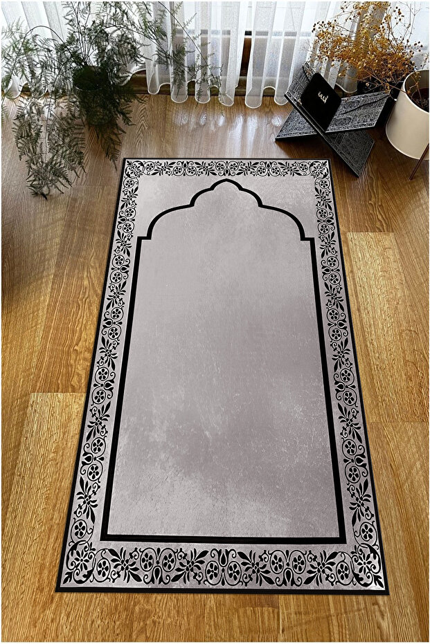 Digital Printed Non-Slip Base Washable Dowry Gift Prayer Mat Prayer Rug
