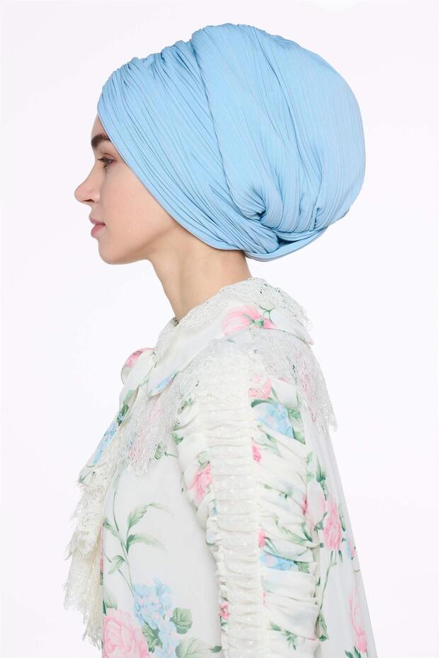 ÇAPRAZ BAĞLAMALI BONE Mavi - 2