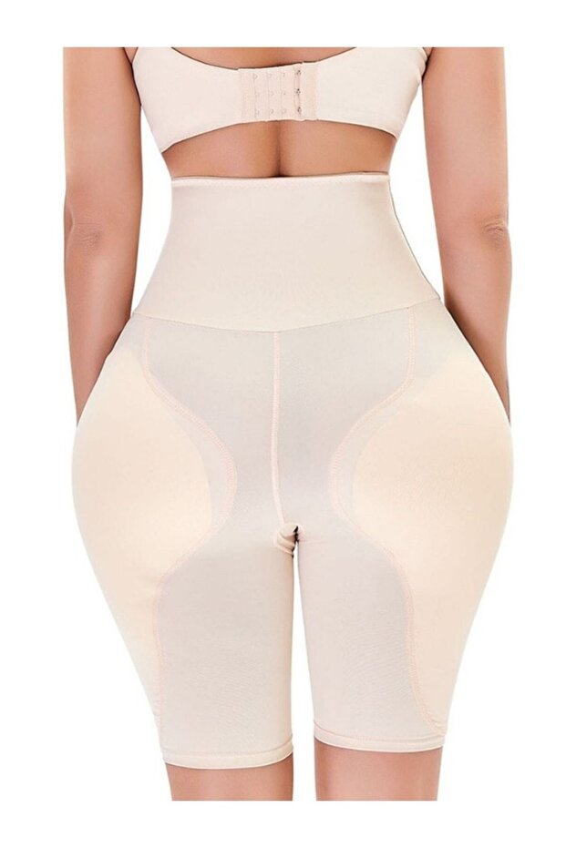 Women's Side and Back Basen Corset Butt Basen Plumping Pad Push-Up High Waist Corset Black Ff 510