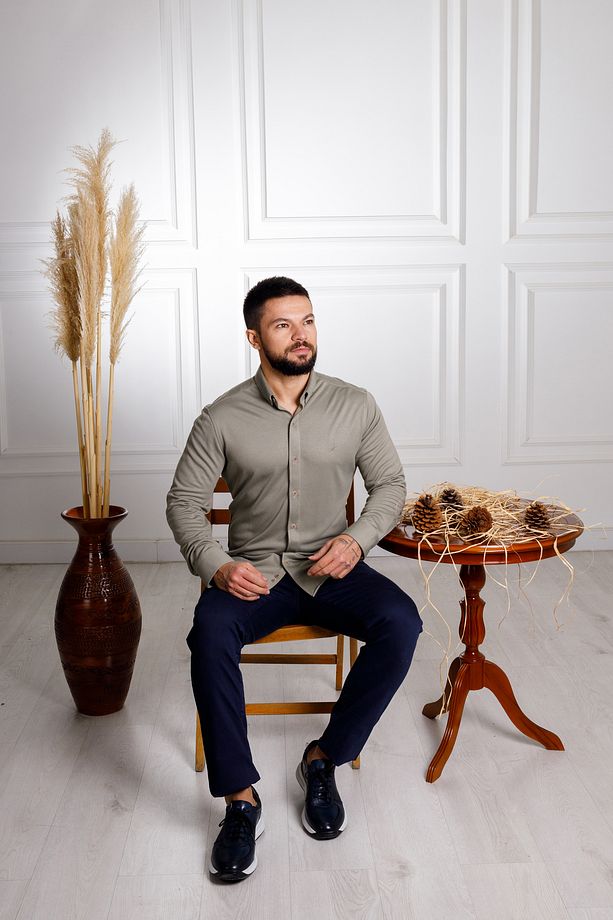 İnterview Sarar Carina Modal Haki Gömlek - 8