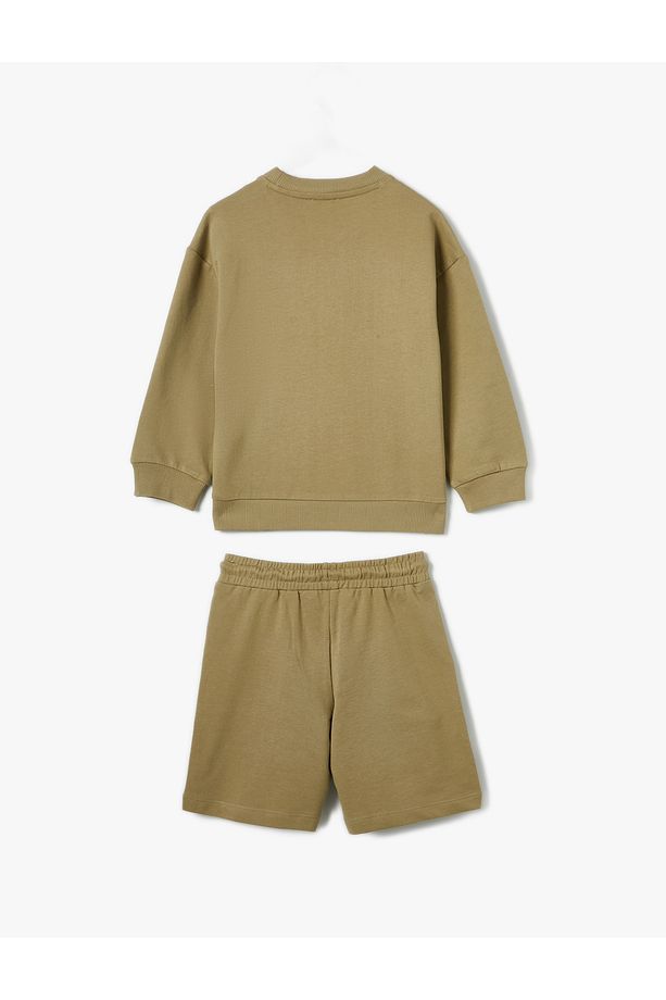 Eşofman Takımı Sweatshirt ve Şort Set - 2