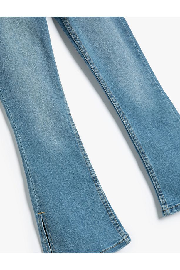 İspanyol Paça Kot Pantolon - Flare Jean - 3