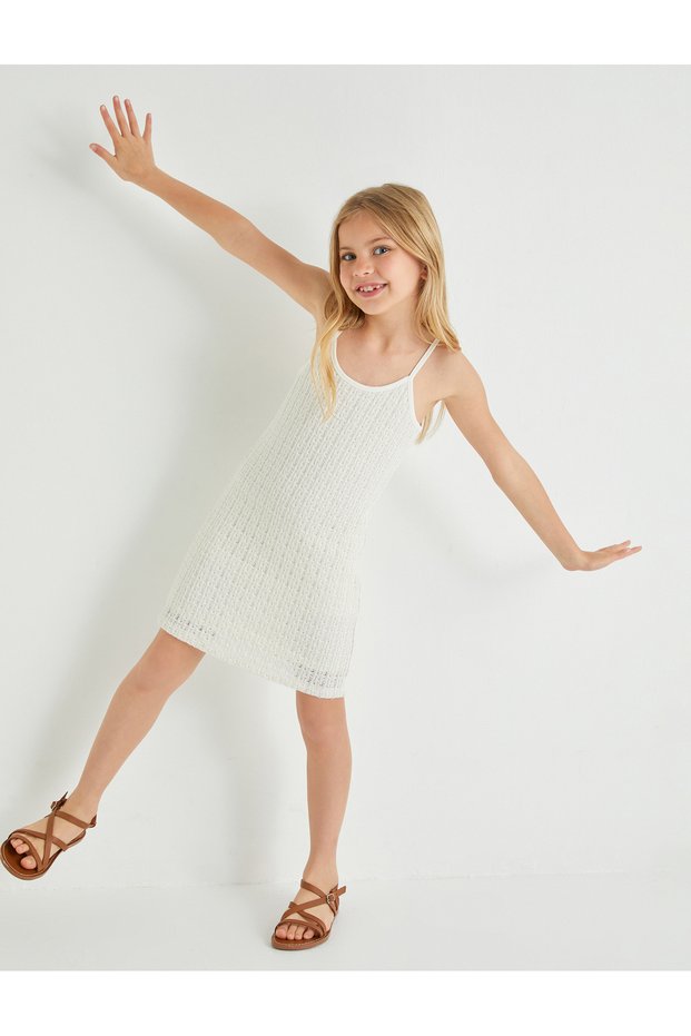 Strappy Dress Midi Lace