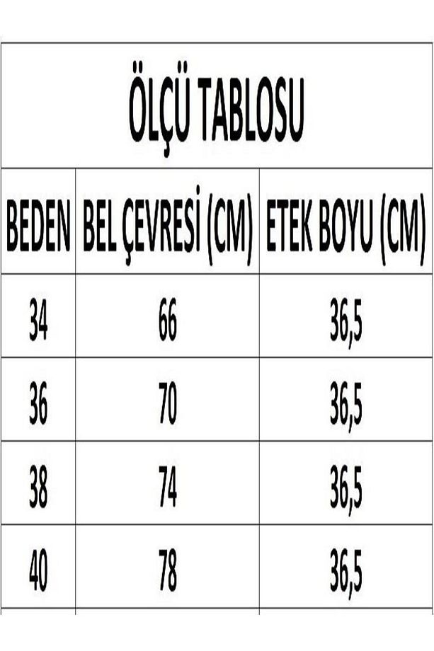 Kadın Yeşil Ekose Şort Etek Dm2022 - 3