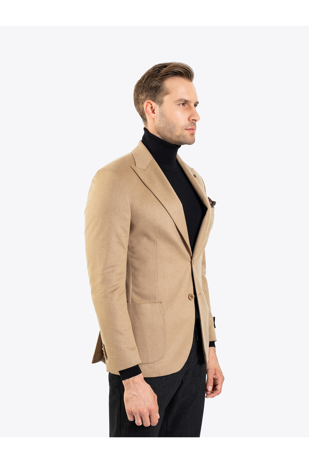Erkek 6 Drop Ceket-camel - 3