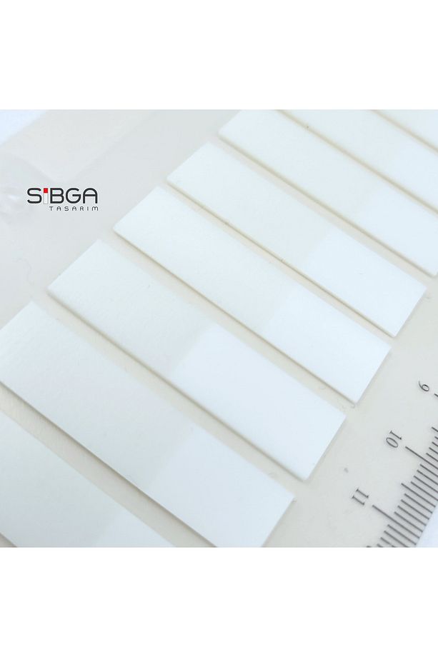 Şeffaf Beyaz Renksiz Transparan Postit Post-it Post It. Kitap Ayracı Ayraç Postit Sticker 200 Yaprak - 5