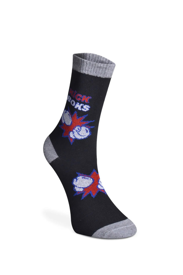 عبوة من 6 جوارب شتوية سميكة للأولاد - 6