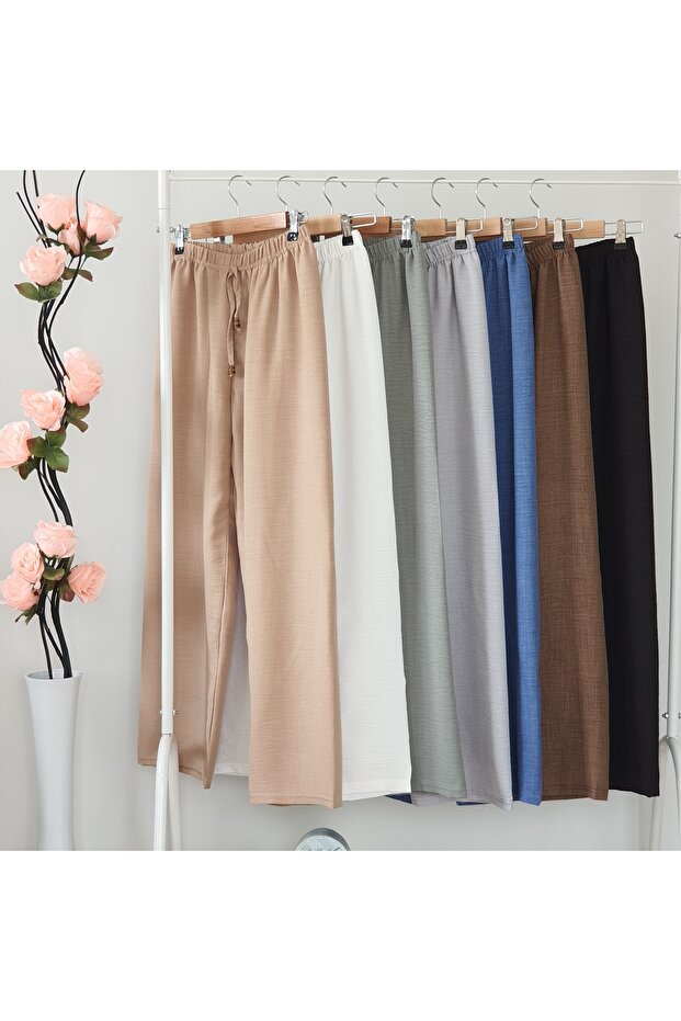 2-Piece Pants, Plus Size, Comfortable Fit, Without Pockets, Elastic Waist - 4