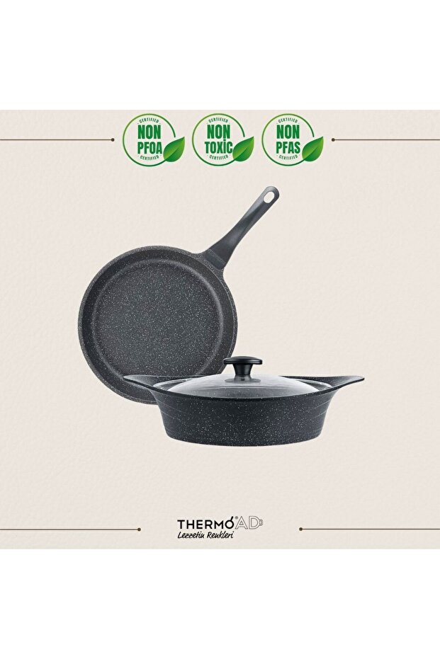 Pyro 3 Parça Set|gri| 28cm - 1